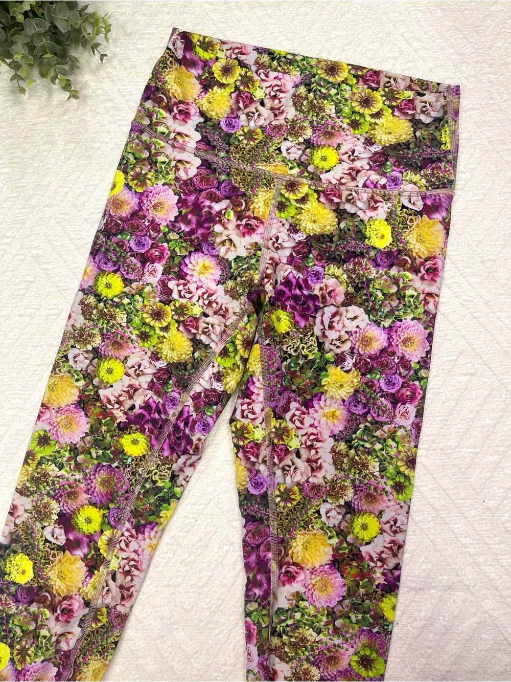 lululemon Wunder Under High-Rise Tight Leggings Inflorescent Multi Floral Size 8